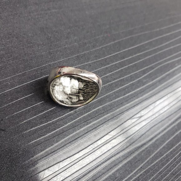 2/$15 Men's size 10 Silver-tone Skull Ring Fashion Jewelry - Picture 4 of 5